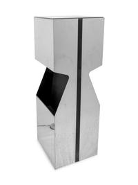 Illuminated Pedestal Table / Magazine Rack