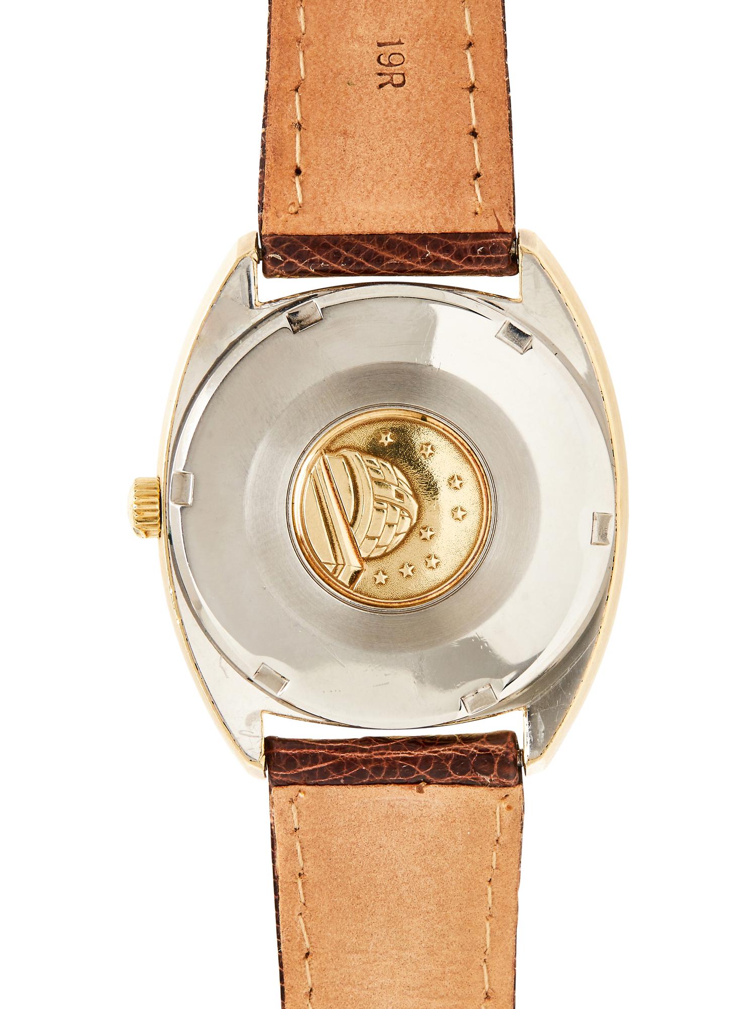 OMEGA, REF. 168.019 CD STAINLESS STEEL AND 14K YELLOW GOLD 'CONSTELLATION' DAY-DATE WATCH