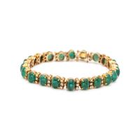 EMERALD AND DIAMOND BRACELET