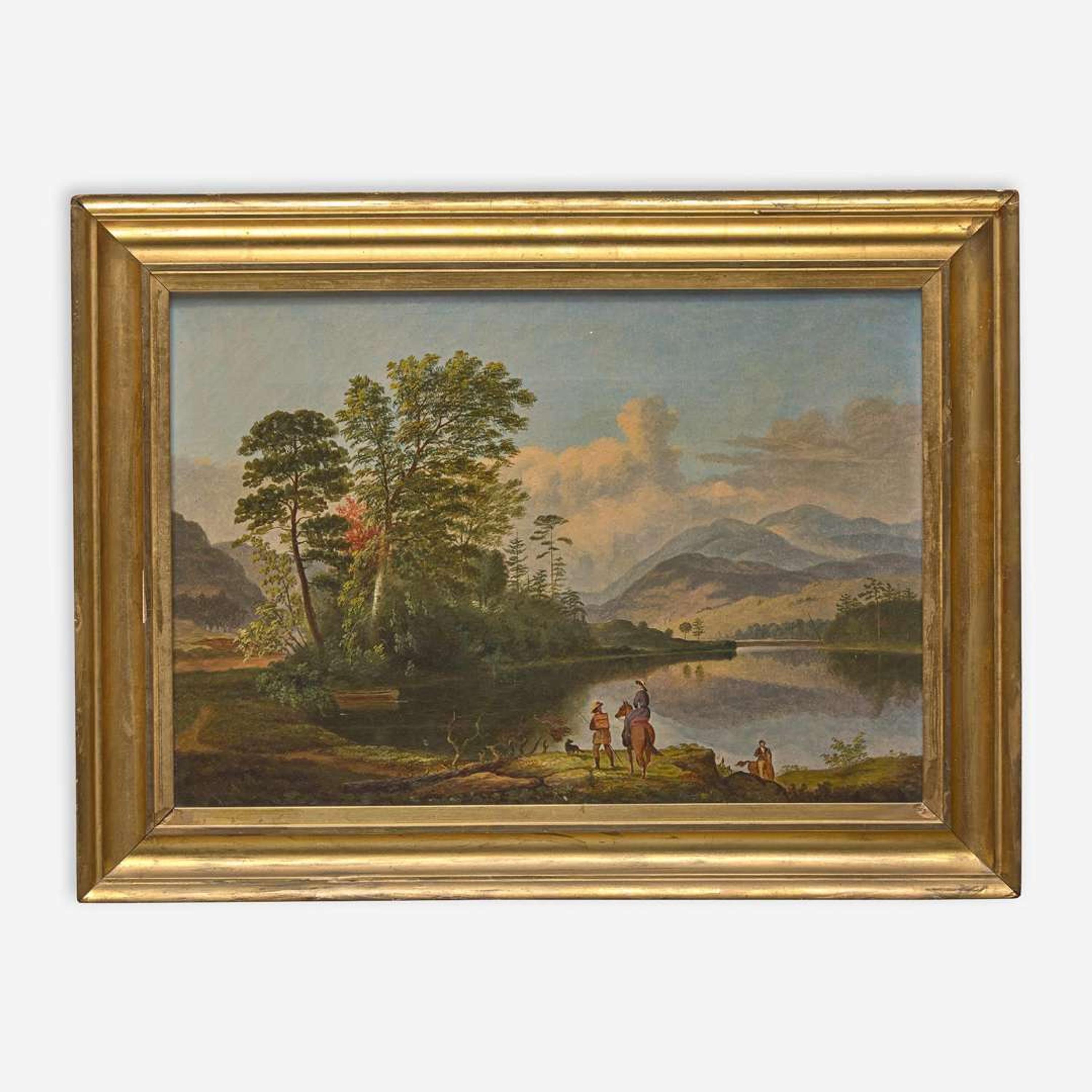 Attributed to Victor de Grailly (French-American, 1804-1887) Hudson River View, circa 1850