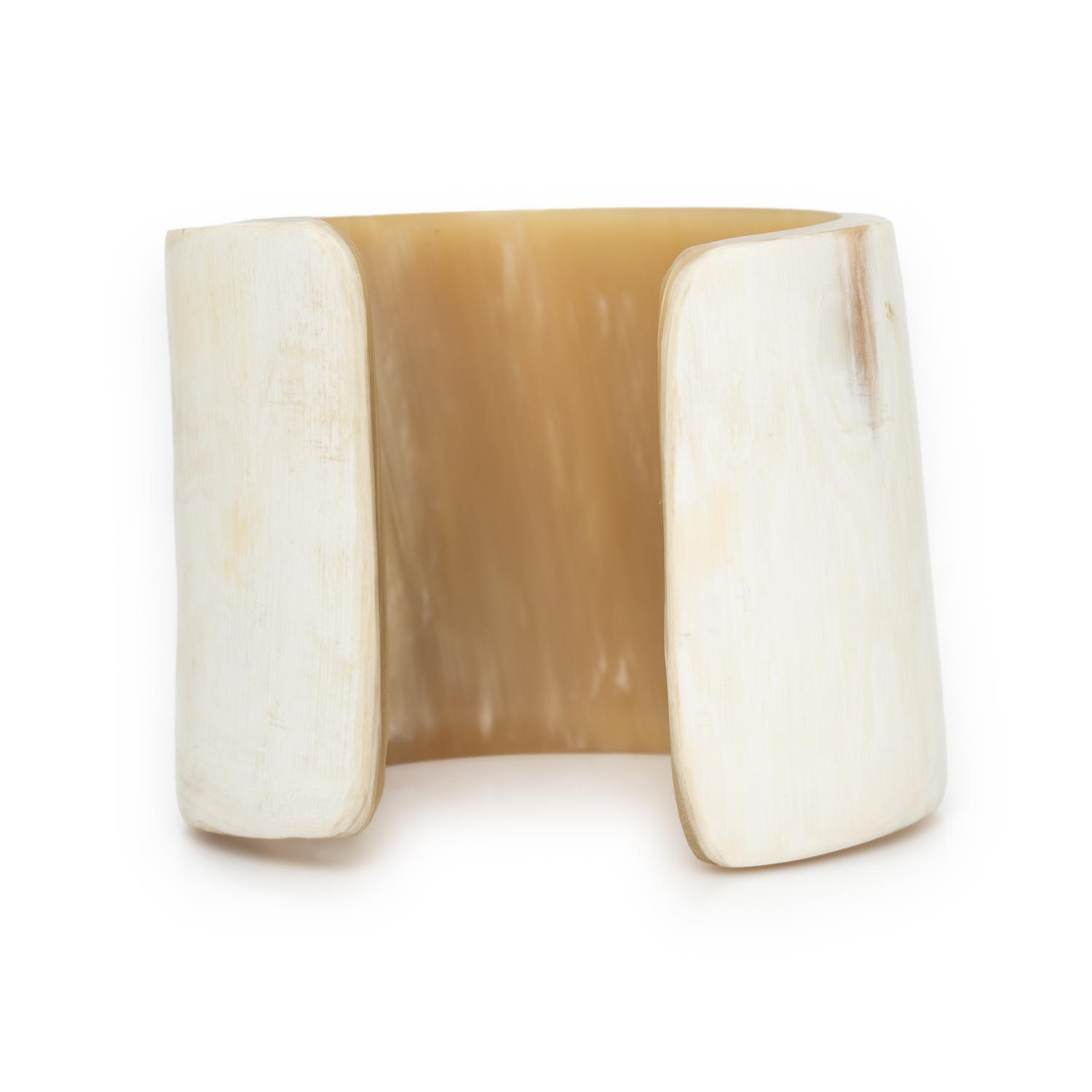 SHOMPOLE COLLECTION, RESIN, DIAMOND, AND YELLOW GOLD ELEPHANT CUFF BRACELET