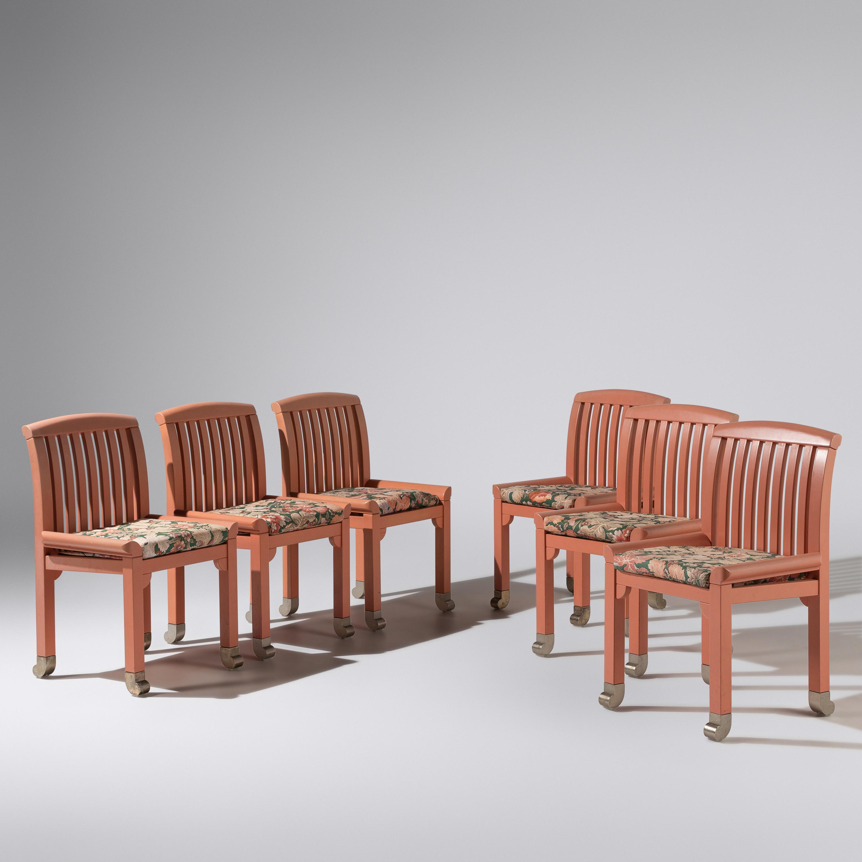 Kerstin Hörlin-Holmquist (Swedish, 1925–1997) — Set of Six Dining Chairs from the 'Eden' Collection, c. 1970