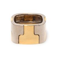 MARVIN SCHLUGER, BICOLOR GOLD RING