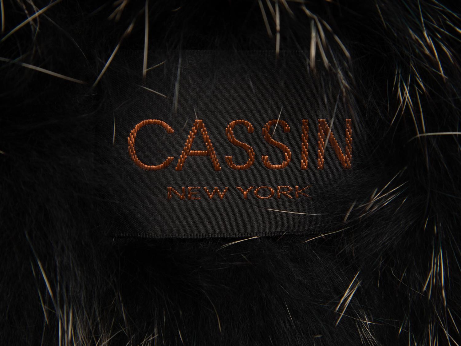 CASSIN, KNITTED FOX FUR COAT