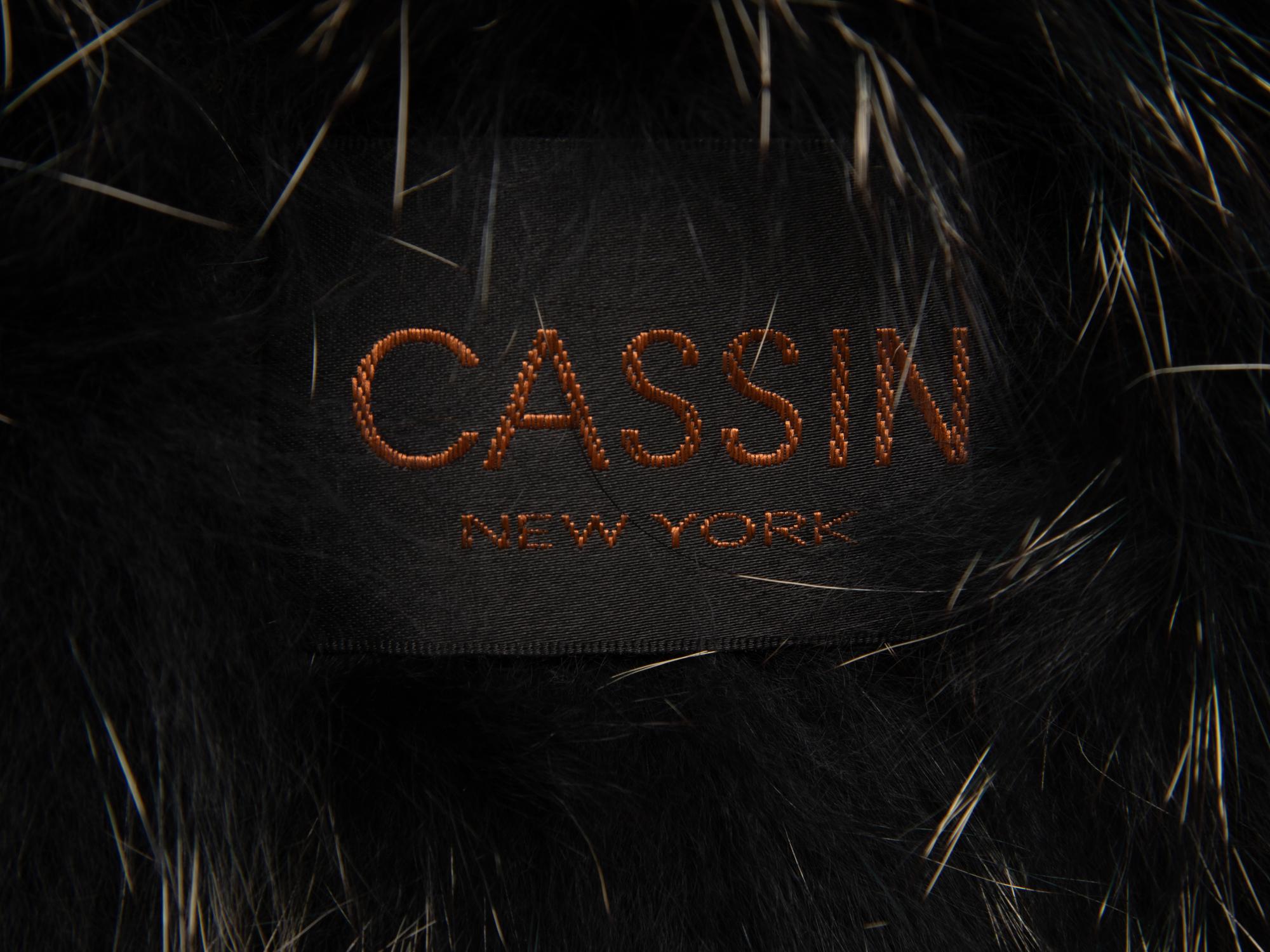 CASSIN, KNITTED FOX FUR COAT