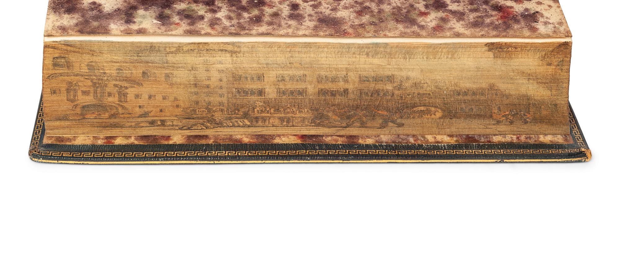 [FORE-EDGE PAINTINGS]. Minstrelsy of the Scottish Border: Consisting of Historical and Romantic Ballads . Edinburgh: James Ballantyne and Co., 1806.