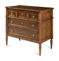 A Directoire Walnut Chest of Drawers