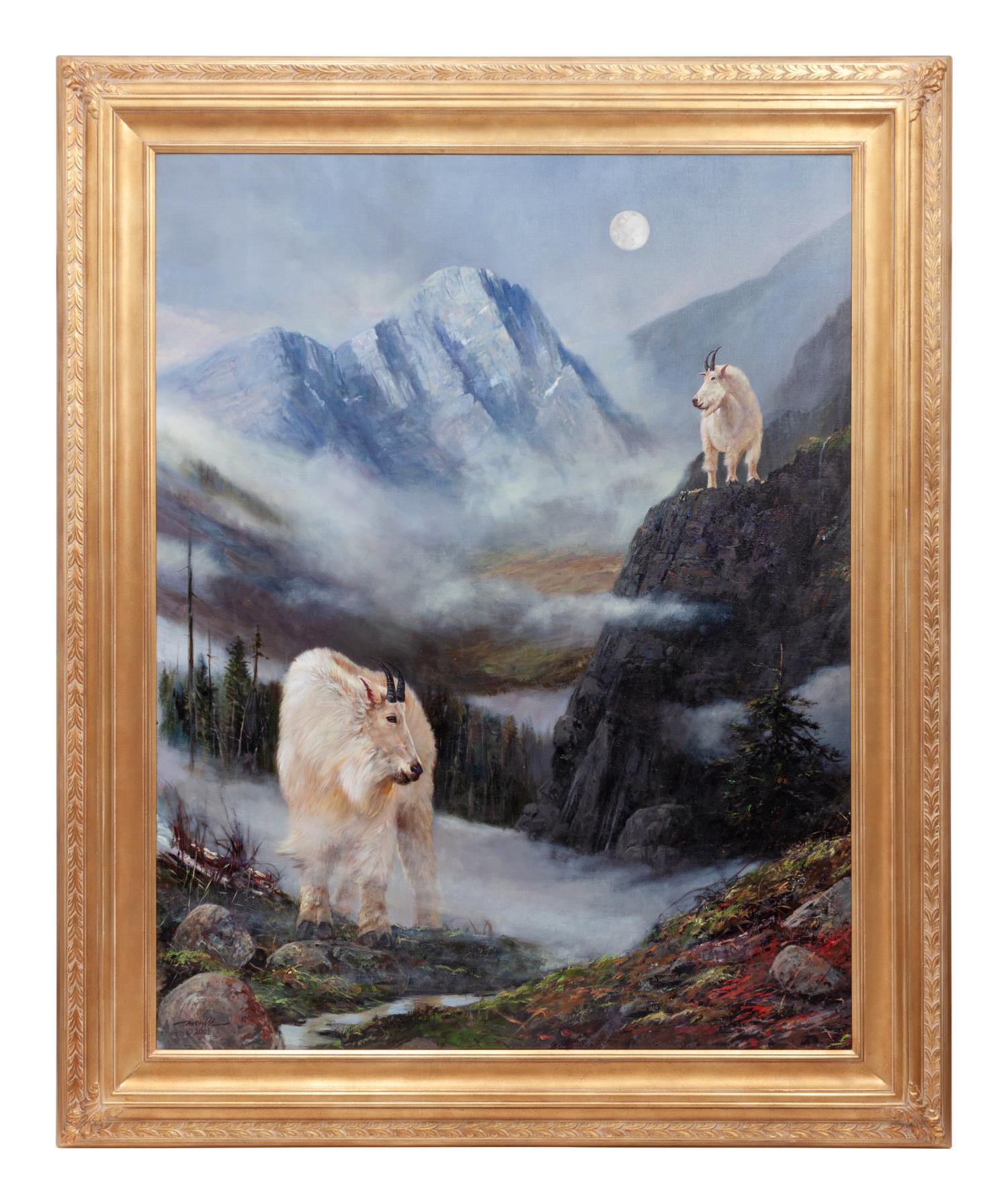 Mountain Goats , together with artist's original sketch