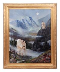 Mountain Goats , together with artist's original sketch