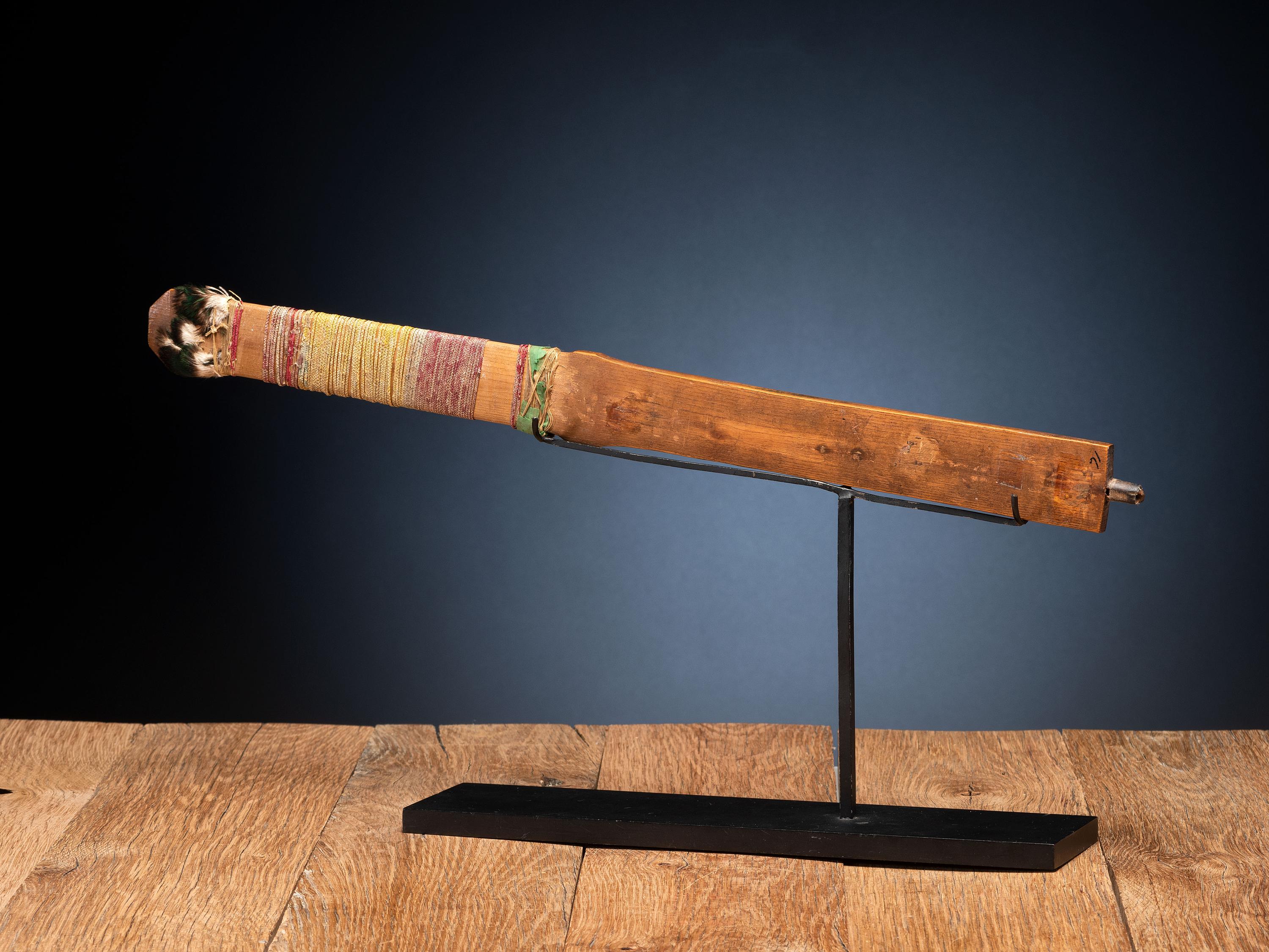Sioux Tacked and Quilled Pipe Stem
