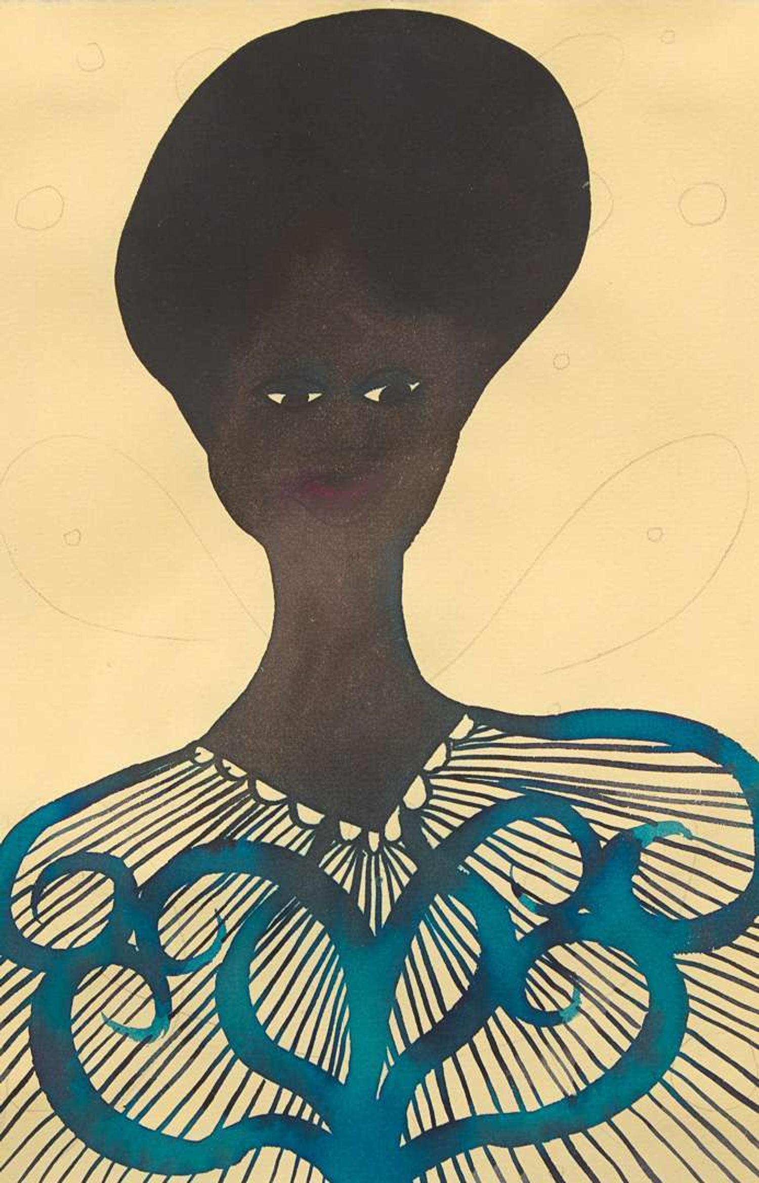 Chris Ofili (British, B. 1968) - Untitled