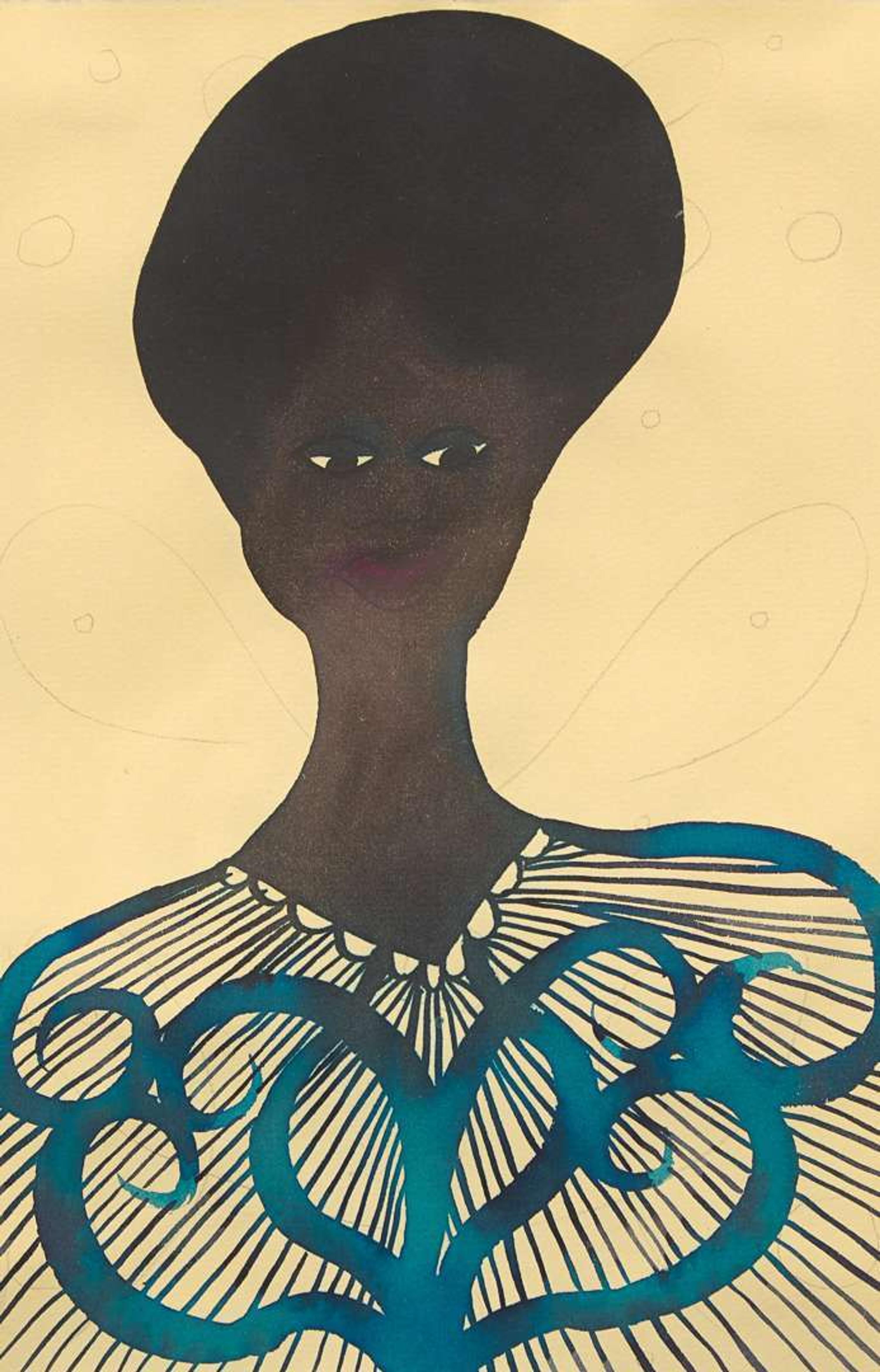 Chris Ofili (British, B. 1968) - Untitled