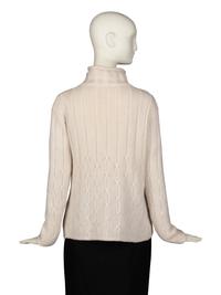 Loro Piana Cashmere Sweater and Shearling Bag