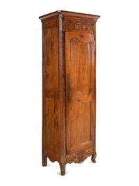 A Louis XV Provincial Walnut Cabinet