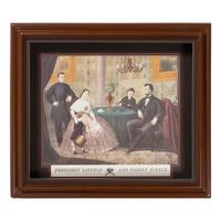 A President Lincoln and Family Circle Lithograph