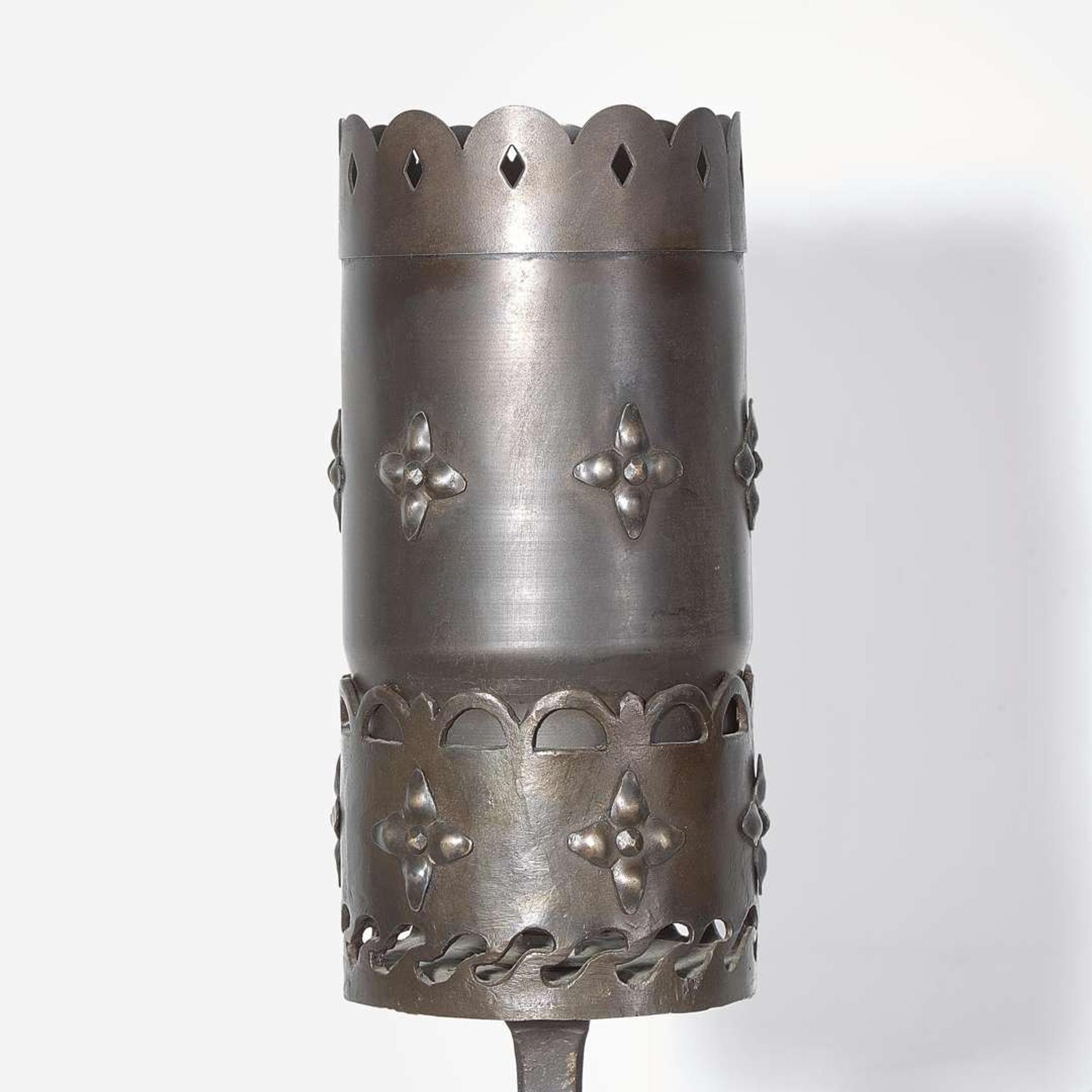 Attributed to Harvey Yellin (American, 1918-1985) and Samuel Yellin Metalworkers (American, active 1909-present) Pair of Torchères, USA, circa 1970s
