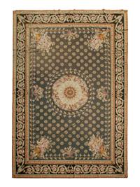 An Aubusson Style Needlework Rug — 20TH CENTURY