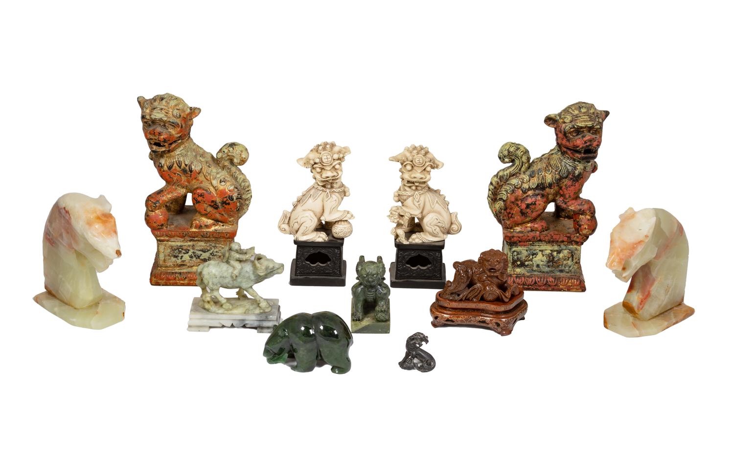 A Collection of Eleven Chinese Decorative Articles