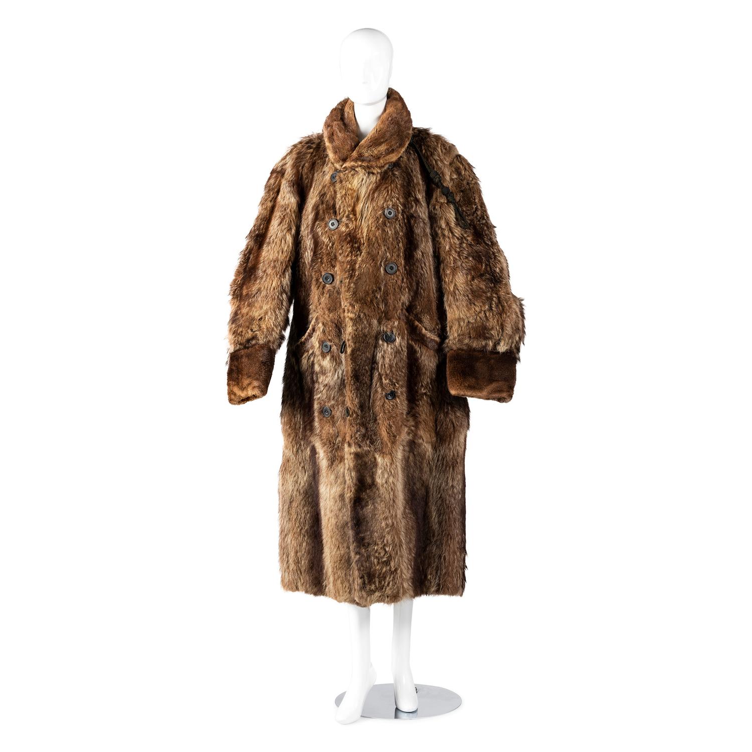 [WESTERN AMERICANA]. Fur coat with gauntlets.