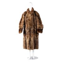 [WESTERN AMERICANA]. Fur coat with gauntlets.