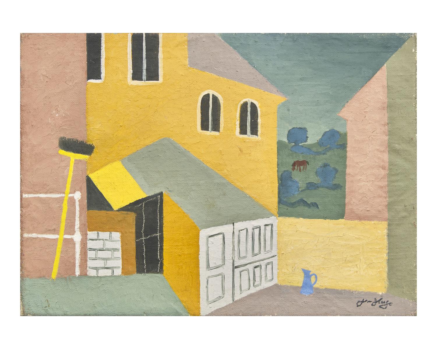 La Cour de l’Auberge de Grappe , 1971