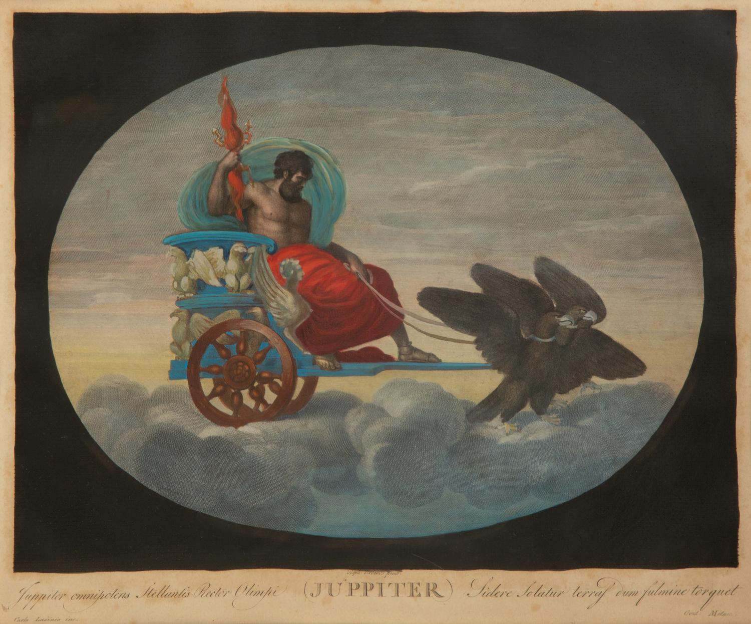 Eight Color Engravings by C. Lasinio after Raphael