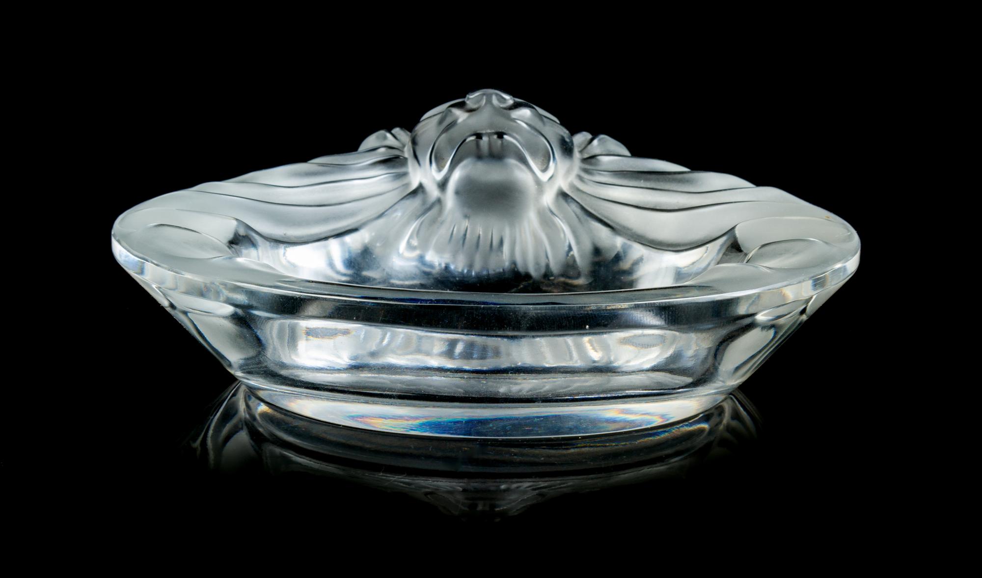 Lalique, France, 20th Century, Lion Dish
