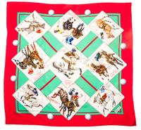 An Hermes 90cm Silk Scarf, 36" x 36".