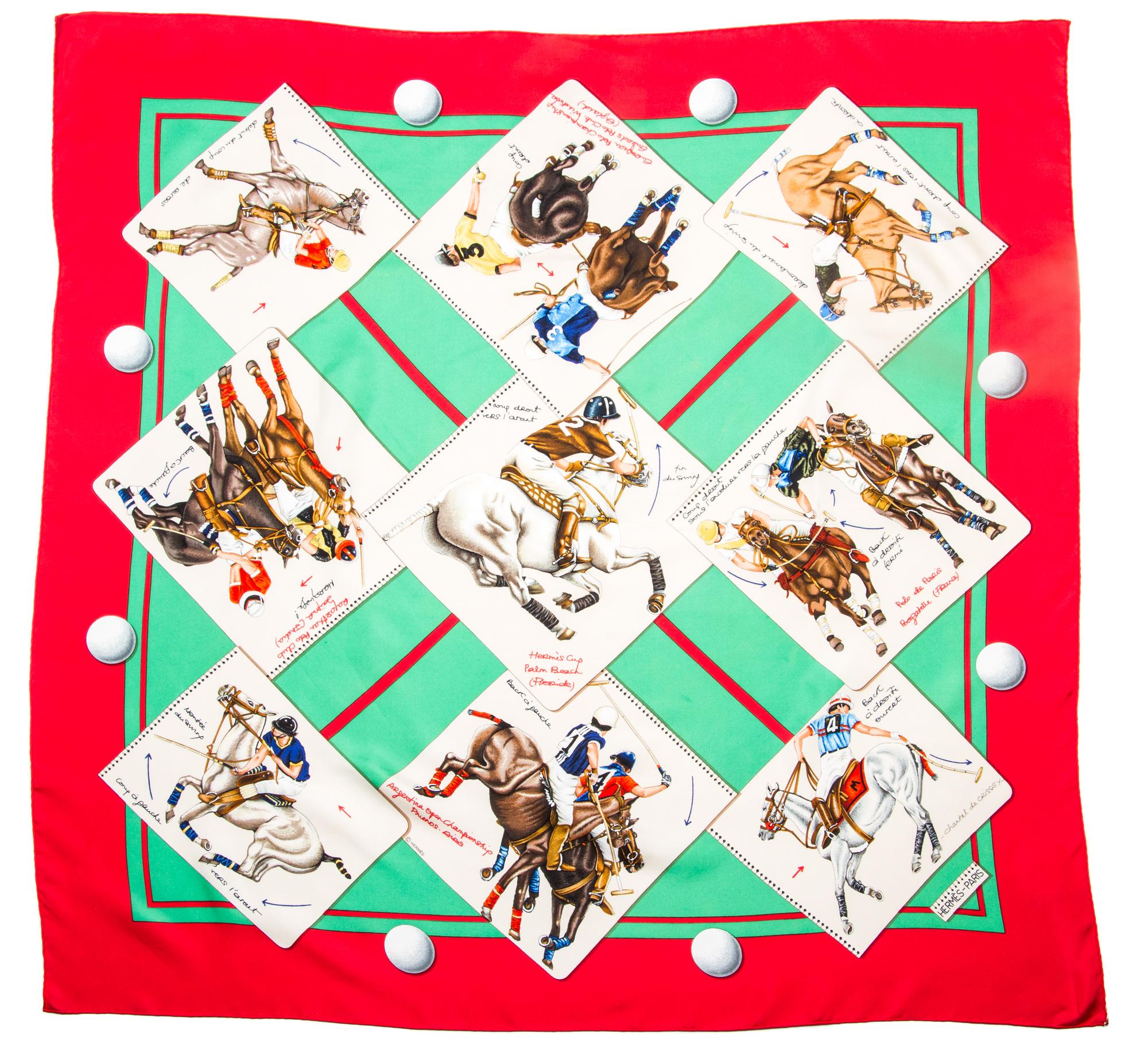 An Hermes 90cm Silk Scarf, 36" x 36".