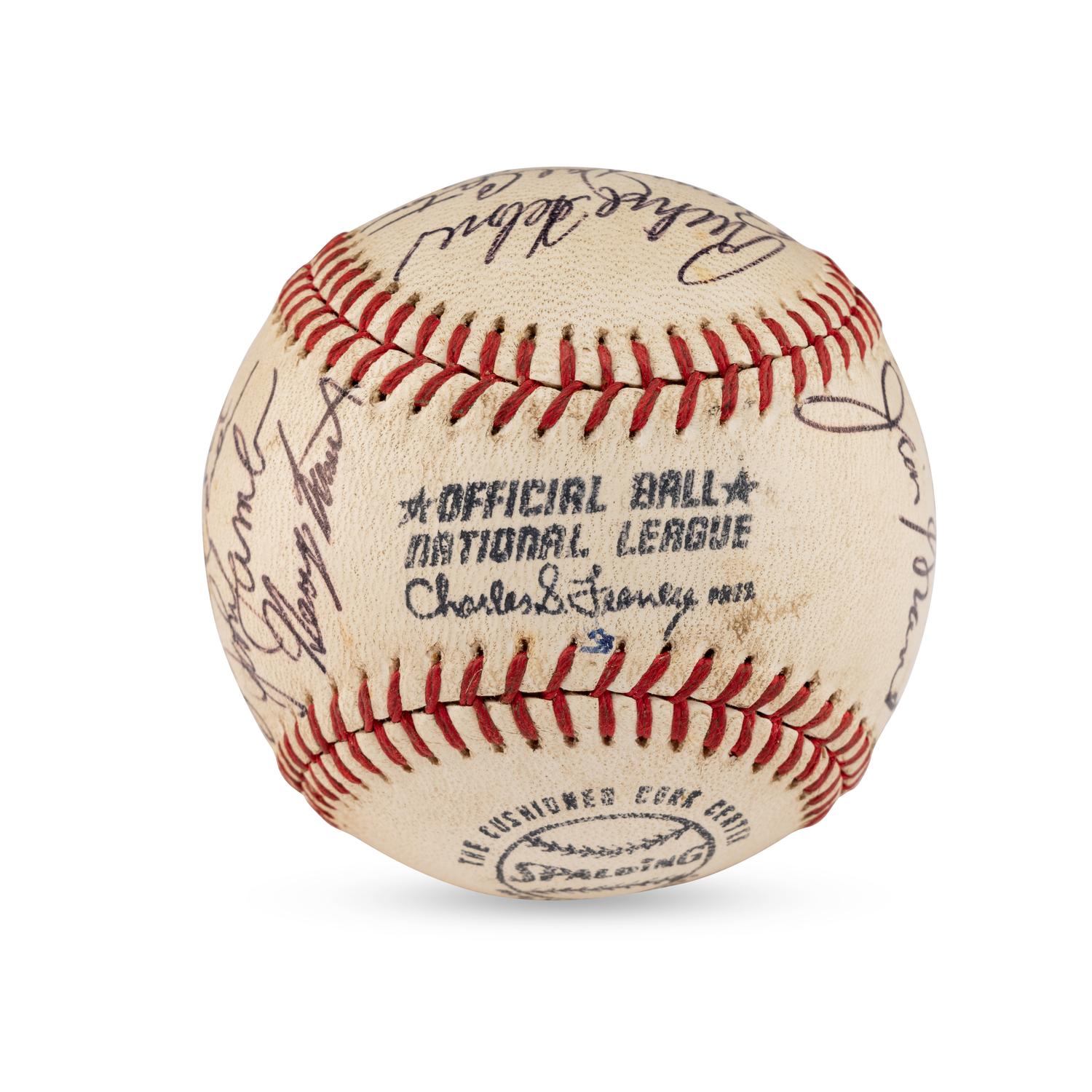 A 1970 Pittsburgh Pirates Team Signed Autograph Baseball (Beckett Authentication Services Letter of Authenticity)
