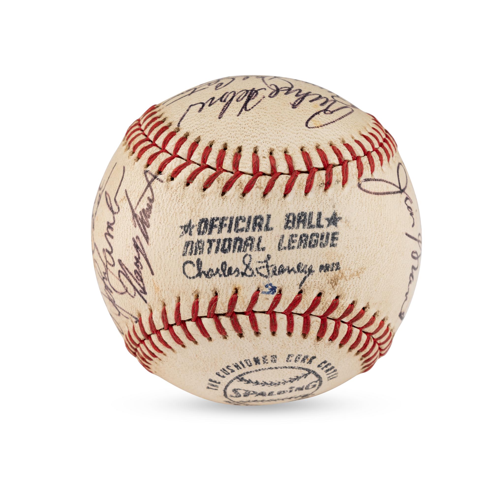 A 1970 Pittsburgh Pirates Team Signed Autograph Baseball (Beckett Authentication Services Letter of Authenticity)
