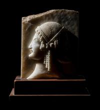 A Neoclassical Marble Relief Fragment with Janus
