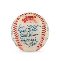 A 1982 World Series Champions St. Louis Cardinals Team Signed Autograph Baseball (Beckett Authentication Services Letter of Authenticity)