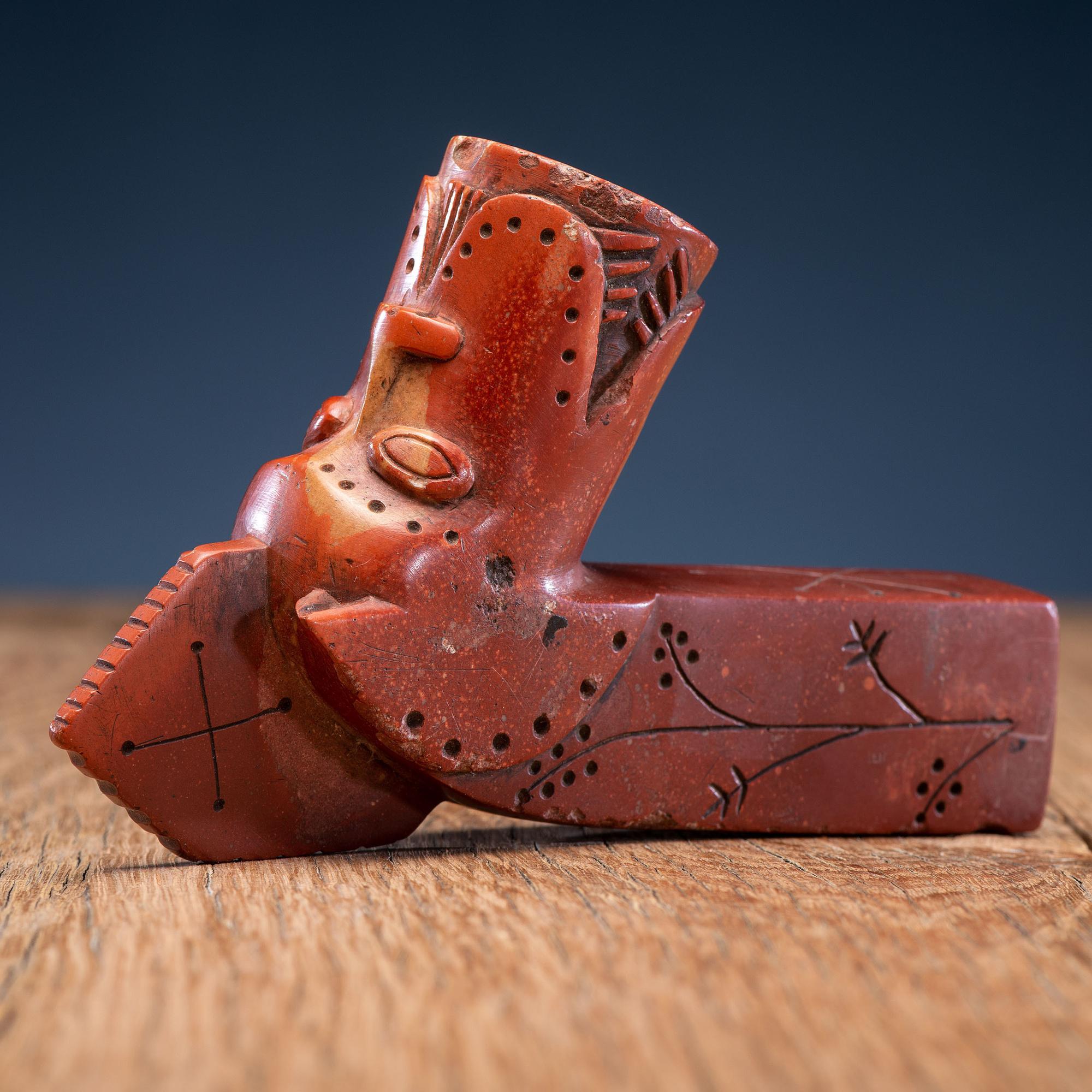 Western Great Lakes Catlinite Pipe Bowl