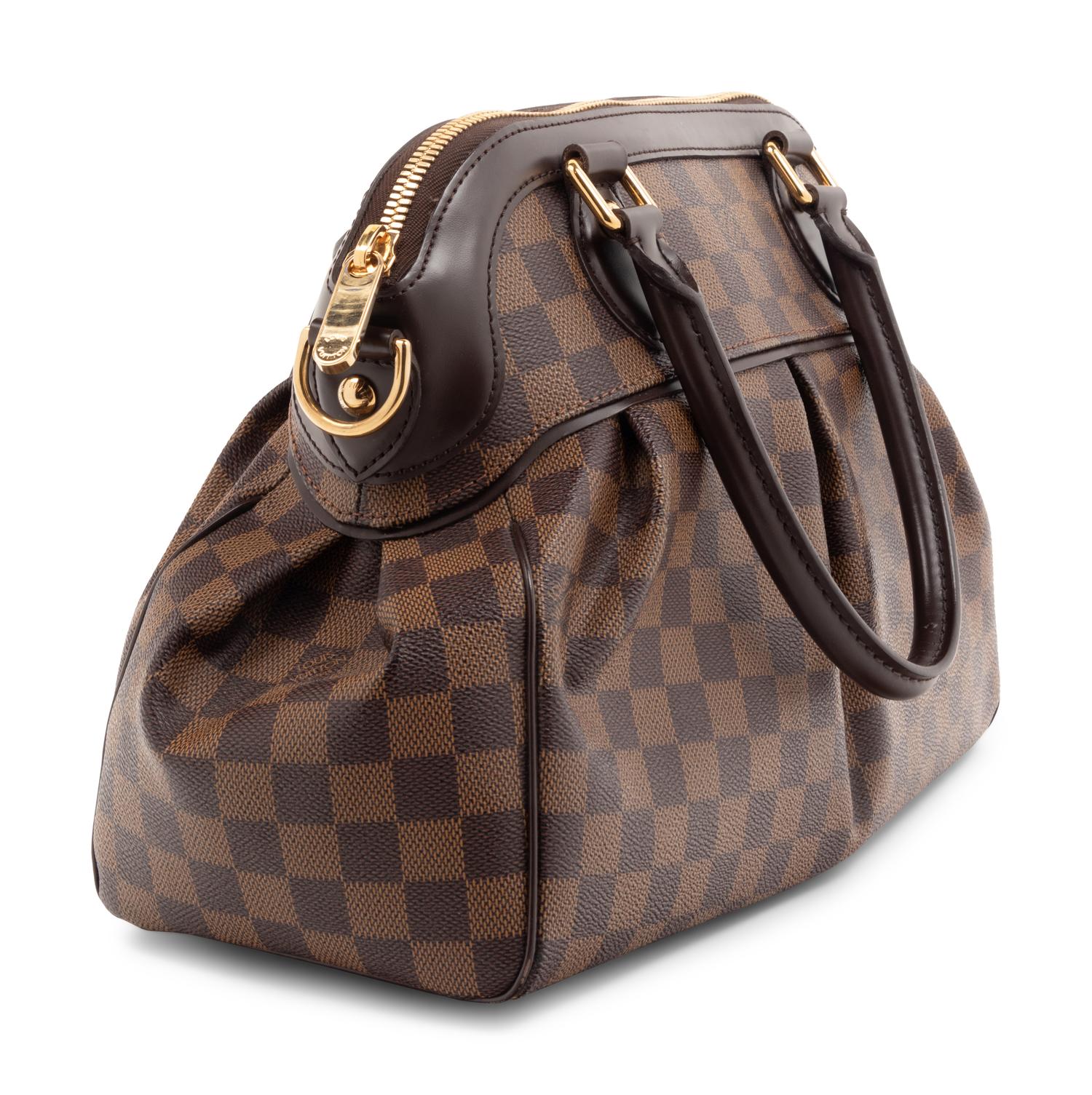 Two Louis Vuitton Items: One Damier Ebene Trevi PM Bag, One Koala Wallet, 2001-2009