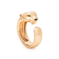CARTIER, TSAVORITE GARNET AND ONYX 'PANTHERE DE CARTIER' RING