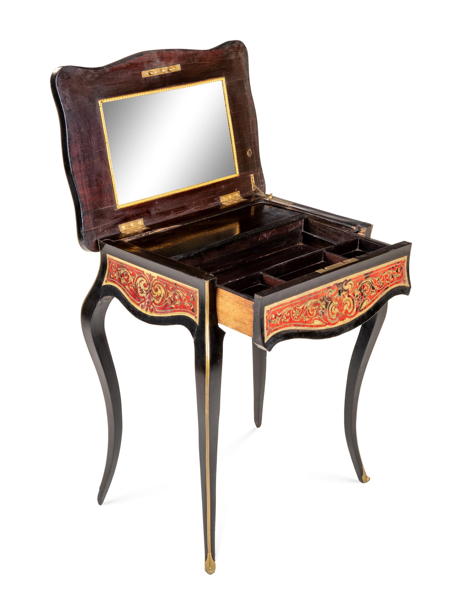 A Napoleon III Style Boulle Marquetry Table