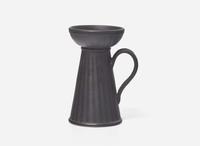 A Wedgwood Black Basalt Handled Bulb Pot, UK, late 18th century