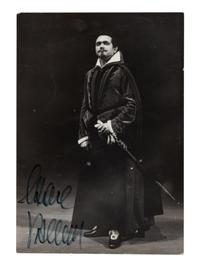 [20TH-CENTURY OPERA SINGERS]. A group of 6 photographs or photographic postcards of opera singers, most signed, from the 1950s-1960s, comprising images of: