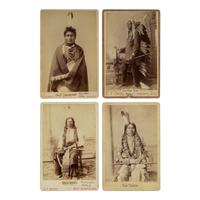 Portraits of Sioux, including Bull Head and Circling Bear