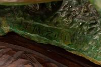 A Carved Verdite Model of a Rhinoceros