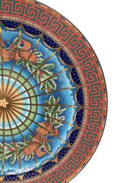 A Set of Five Versace Porcelain Chargers