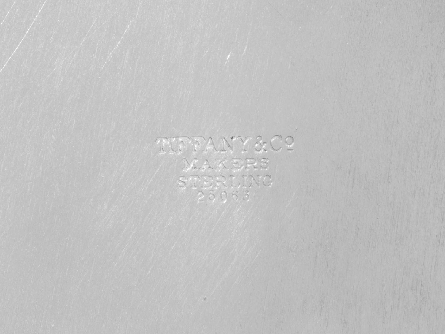 A Collection of Nine Tiffany & Co. Silver Table Articles