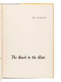 HUGHES, Ted (1930-1998). A group of 4 works by Hughes, comprising: