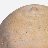 Toshiko Takaezu (American, 1922–2011) Unglazed Closed Form, USA, circa 1990s
