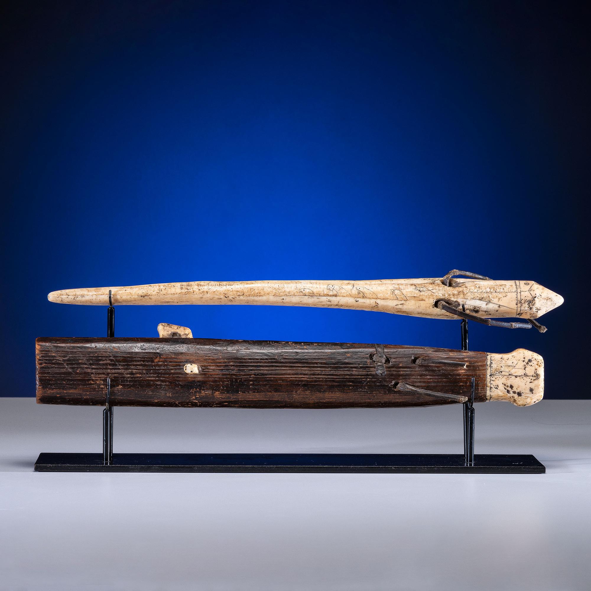 Iñupiat Decorated Harpoon, Cutdown