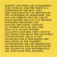 Jenny Holzer (American, b. 1950) — Inflammatory Essays (set of twelve), 1979-82