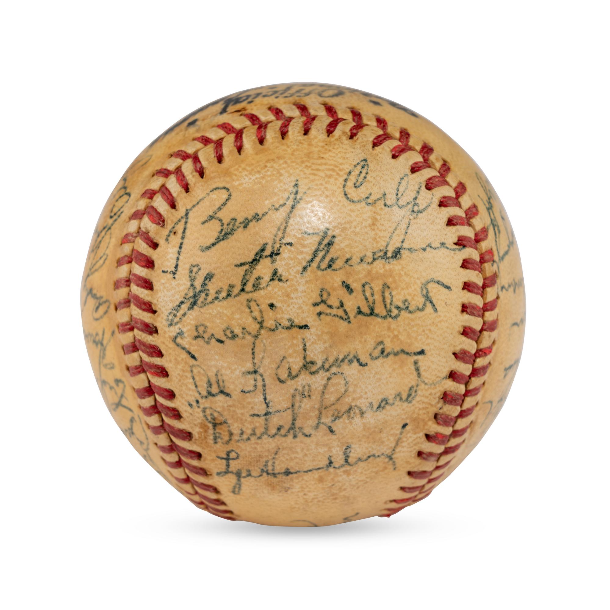A 1947 Philadelphia Phillies Team Signed Autograph Baseball (PSA Letter of Authenticity)