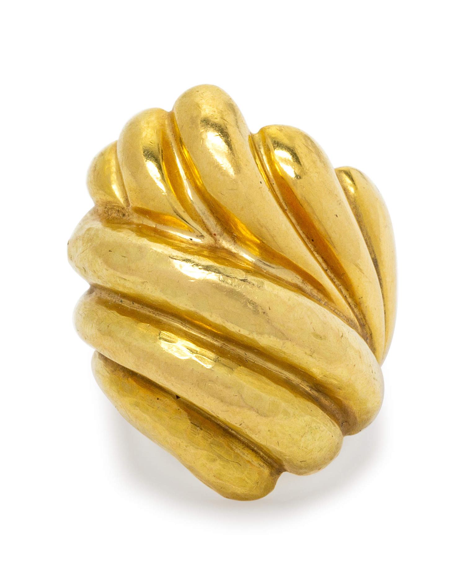 An 18 Karat Yellow Gold Ring, Vendorafa,