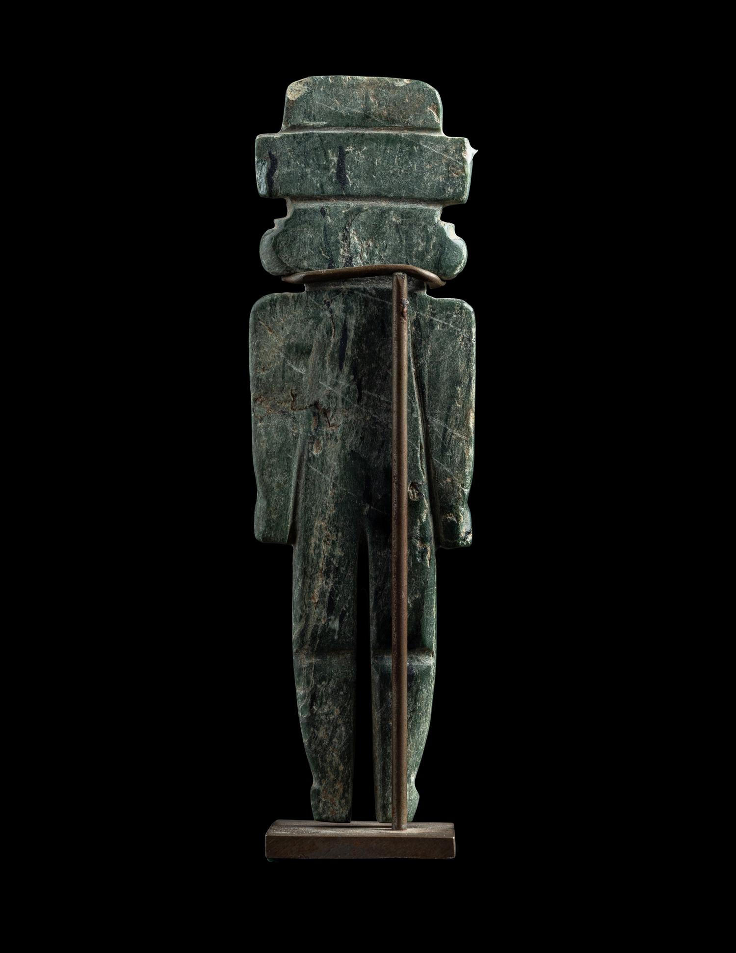 A Teotihuacan Greenstone Standing Figure